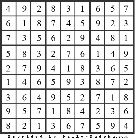 Daily Sudoku