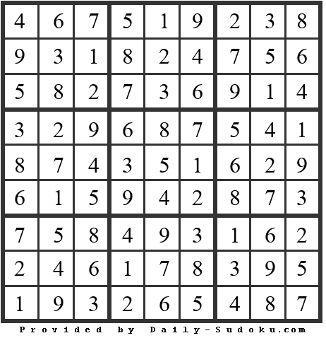 Daily Sudoku