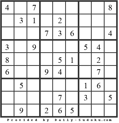 Daily Sudoku