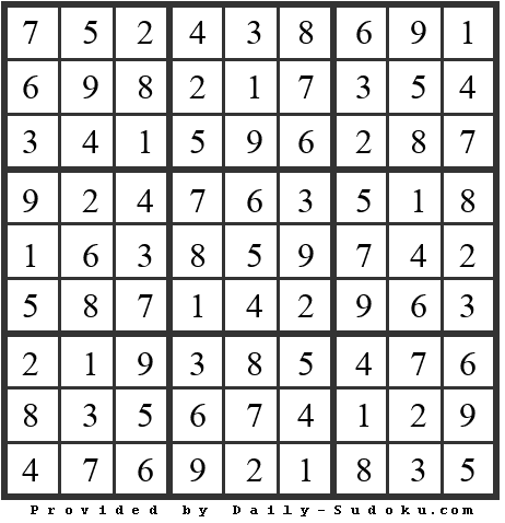 Daily Sudoku