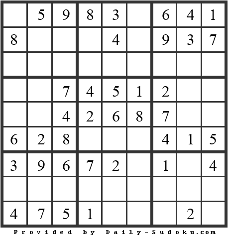 Daily Sudoku