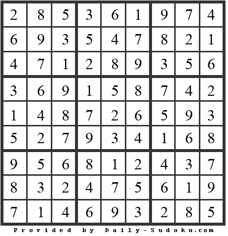 Daily Sudoku