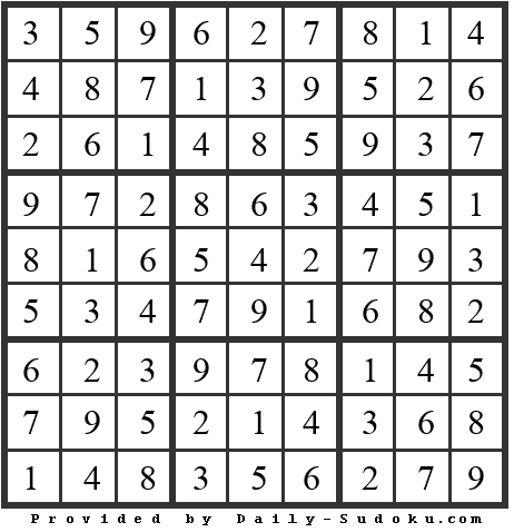 Daily Sudoku