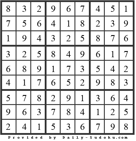Daily Sudoku