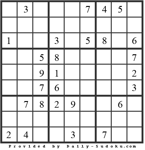 Daily Sudoku