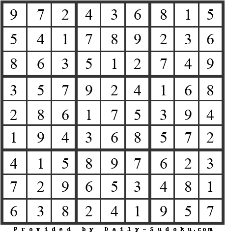 Daily Sudoku