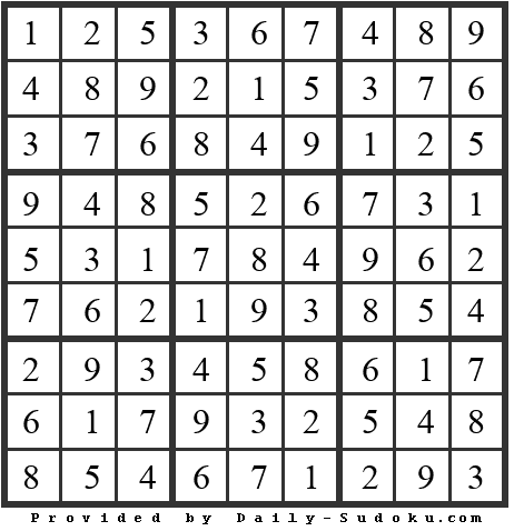 Daily Sudoku
