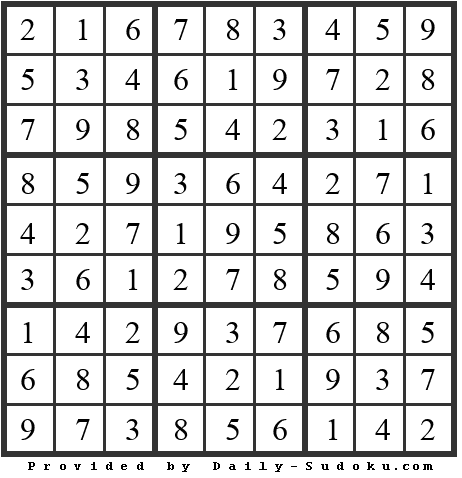 Daily Sudoku