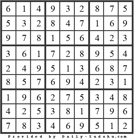 Daily Sudoku