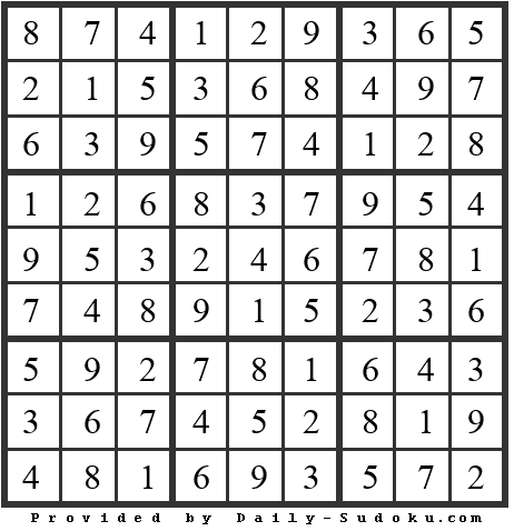 Daily Sudoku