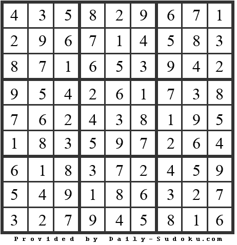 Daily Sudoku