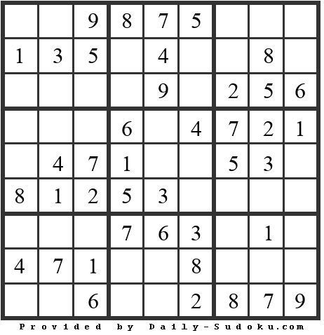 Daily Sudoku