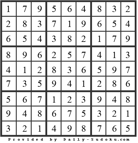 Daily Sudoku