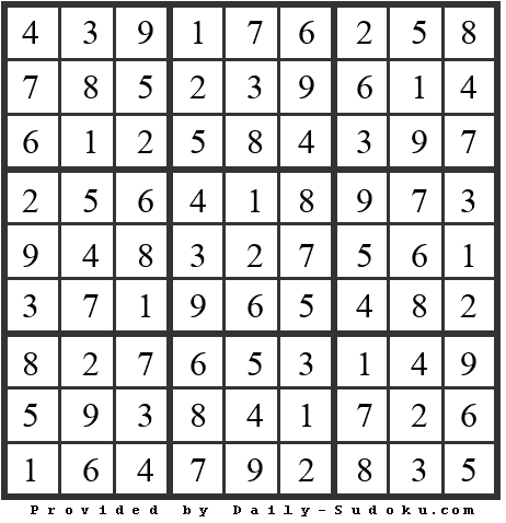Daily Sudoku