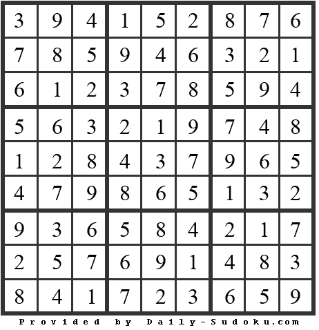 Daily Sudoku