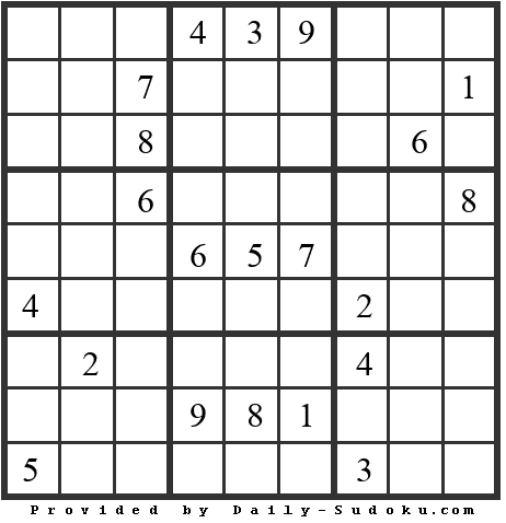 Daily Sudoku