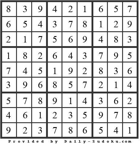 Daily Sudoku