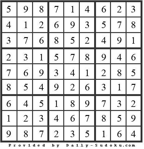 Daily Sudoku
