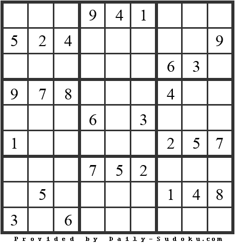 Daily Sudoku