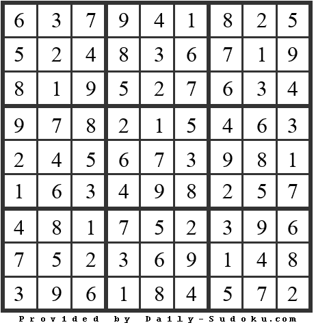 Daily Sudoku