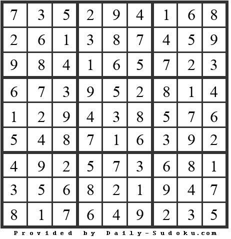 Daily Sudoku