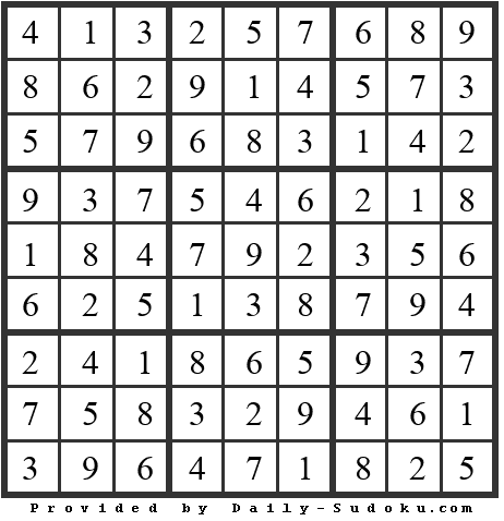 Daily Sudoku