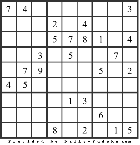Daily Sudoku