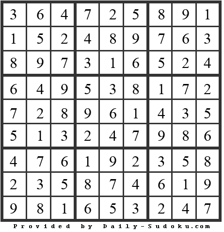 Daily Sudoku