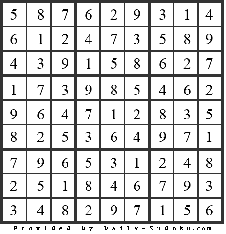 Daily Sudoku