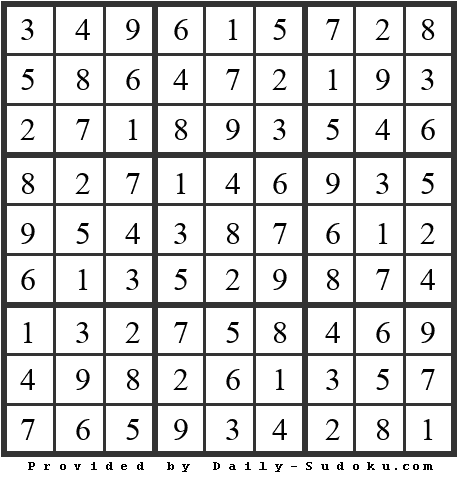 Daily Sudoku