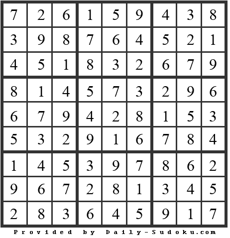 Daily Sudoku