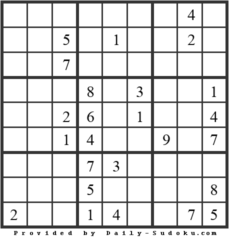 Daily Sudoku