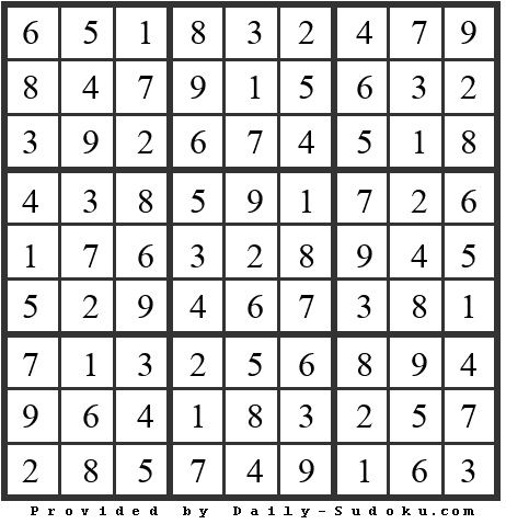 Daily Sudoku