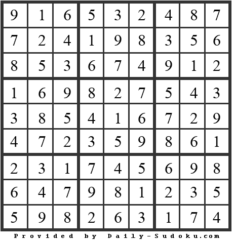 Daily Sudoku