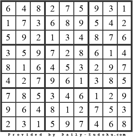 Daily Sudoku