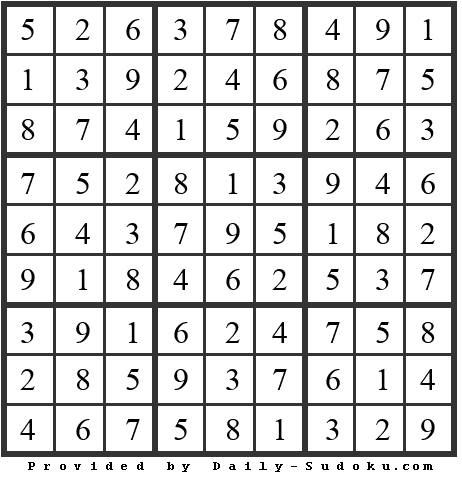 Daily Sudoku