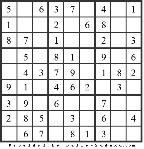 Daily Sudoku