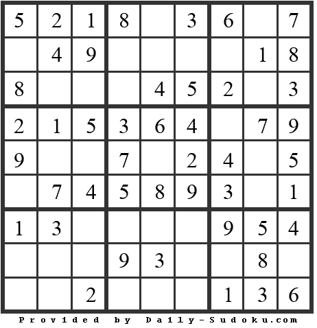 Daily Sudoku