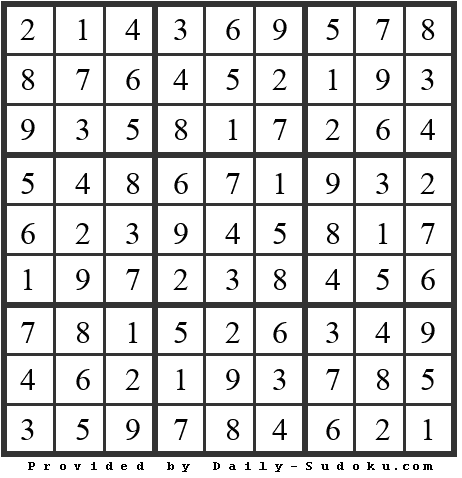 Daily Sudoku
