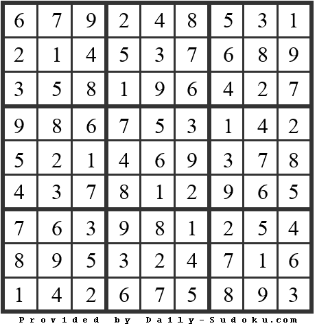 Daily Sudoku