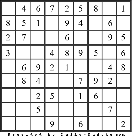 Daily Sudoku