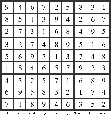 Daily Sudoku