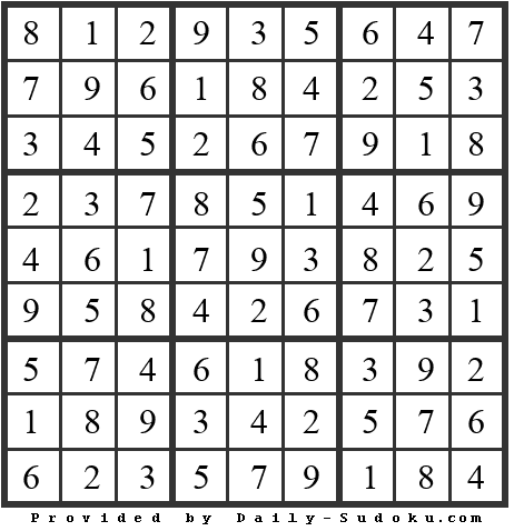 Daily Sudoku