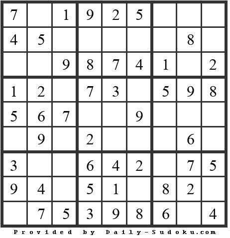 Daily Sudoku