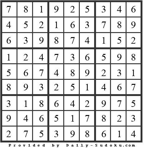 Daily Sudoku