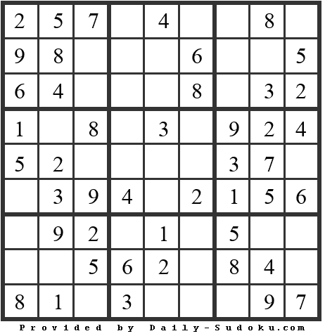 Daily Sudoku