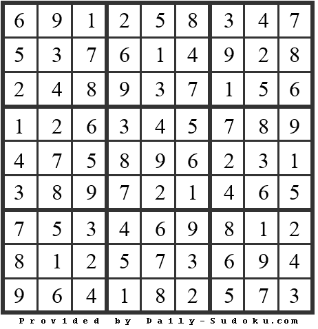 Daily Sudoku