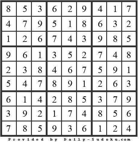 Daily Sudoku