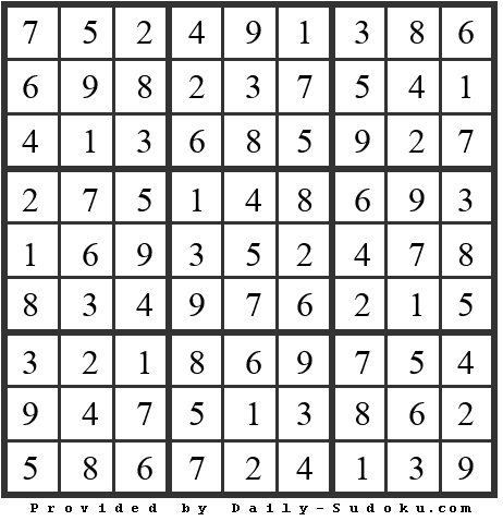 Daily Sudoku