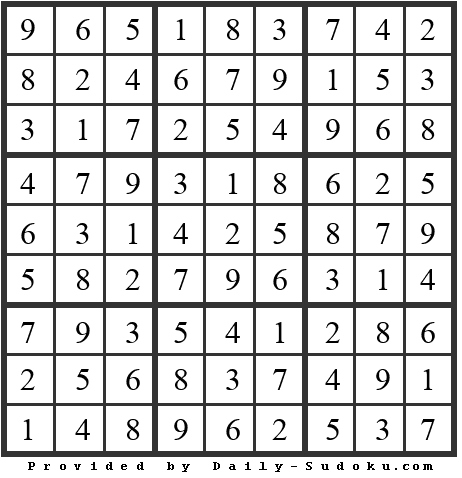 Daily Sudoku